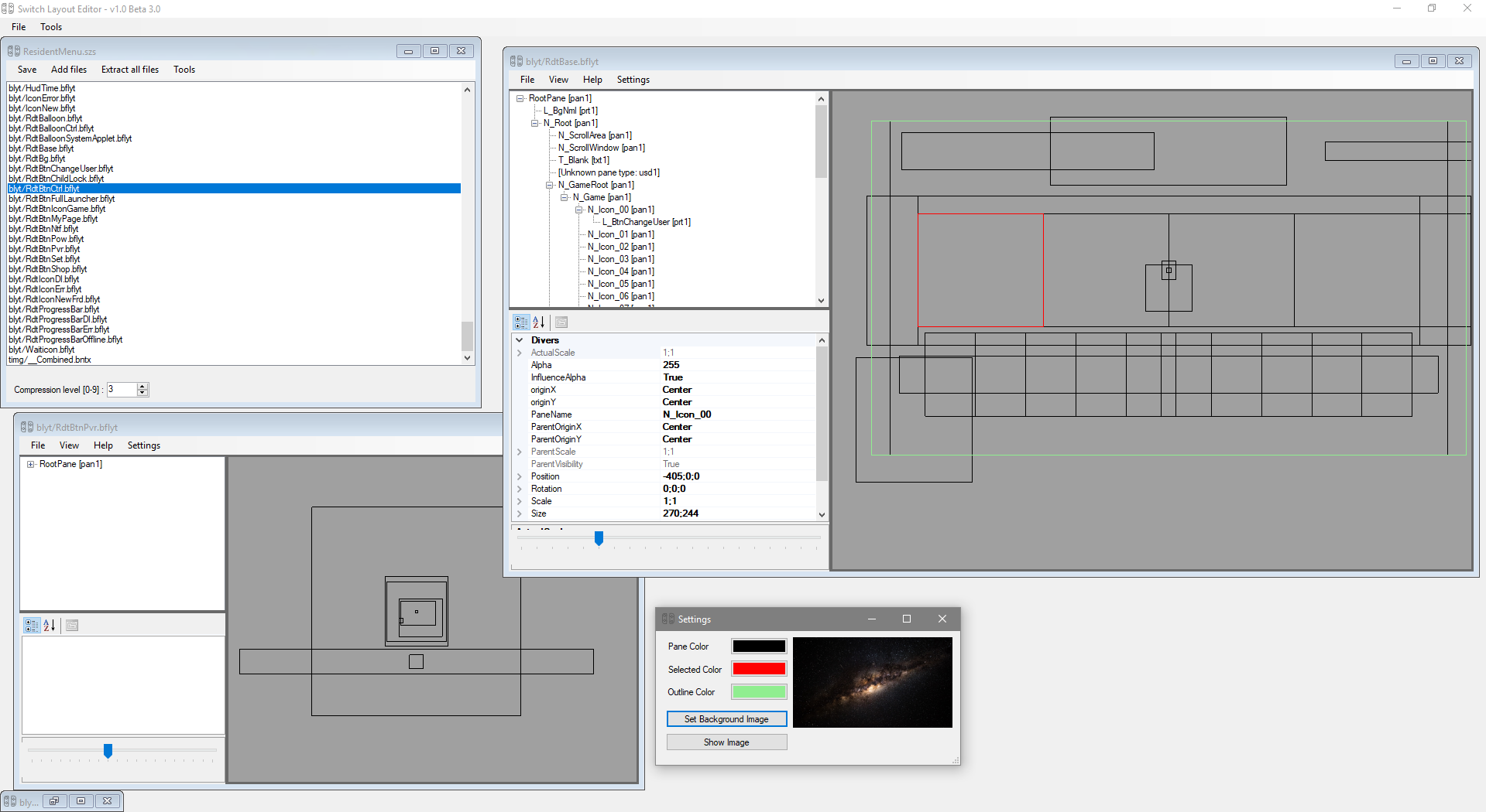 SwitchLayoutEditor result